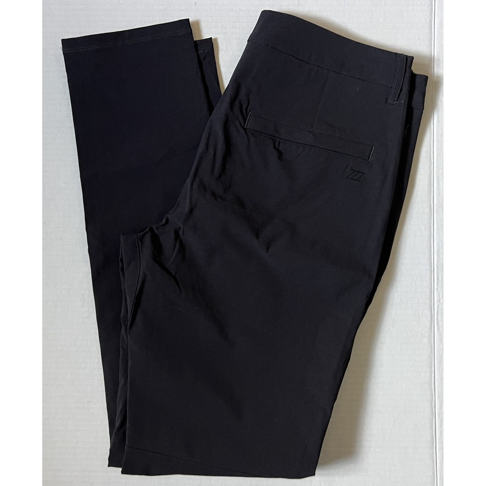 ZYIA ACTIVE - Mens FREE AGENT Nylon Stretch Charcoal Pants - Small x32" MSRP $79